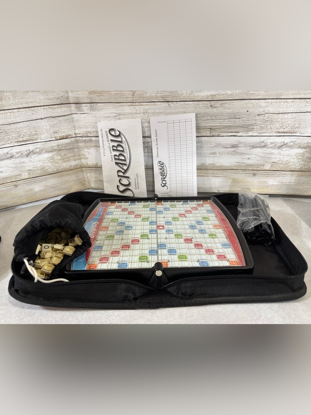 Travel Scrabble game